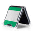 Nigeria Flag Distressed Galaxy Z Flip5 5G Clear Case
